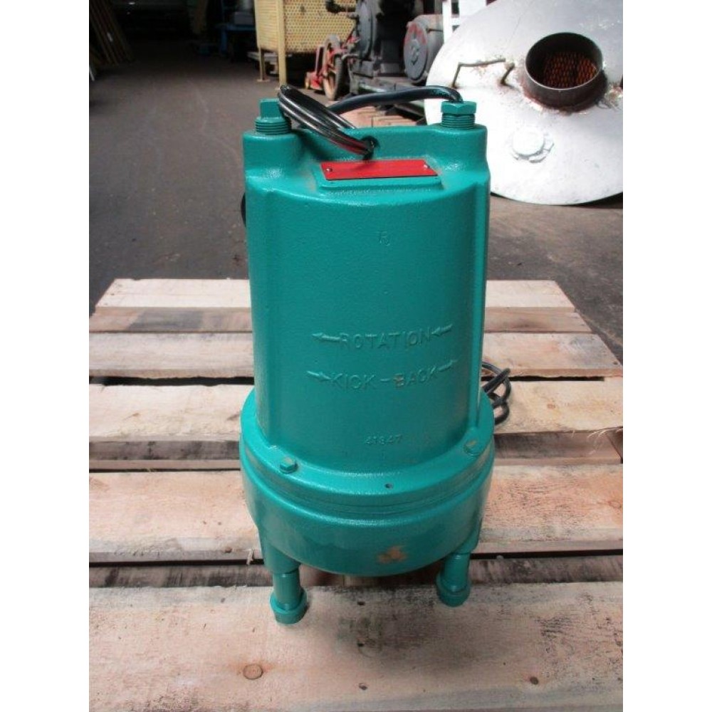 Peabody Barnes 9 Hp Submersible Sewage Pump Flange Mounted 4se 53